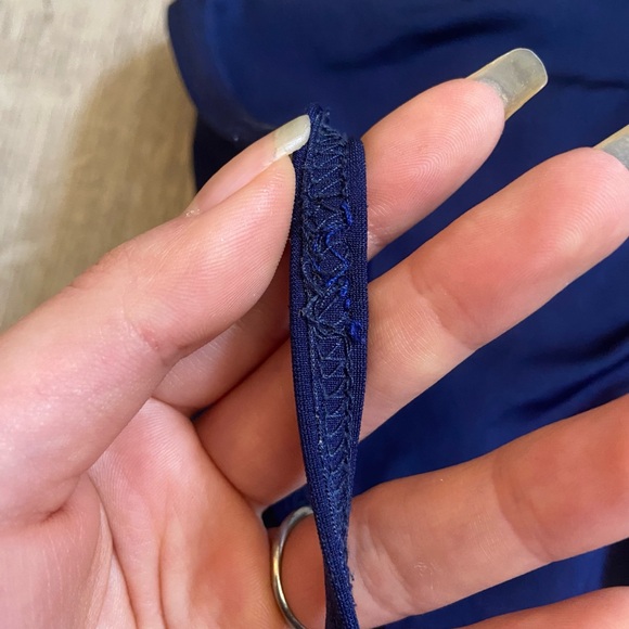 SOLD!!! Yumiko Leotard - Navy Blue Marisa, Size XS - Picture 6 of 8